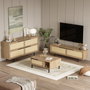 Hanah Home Conjunto de muebles de salón ON20-SU en Roble